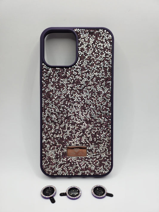 The Quine – Coque Luxe Étincelante Violet