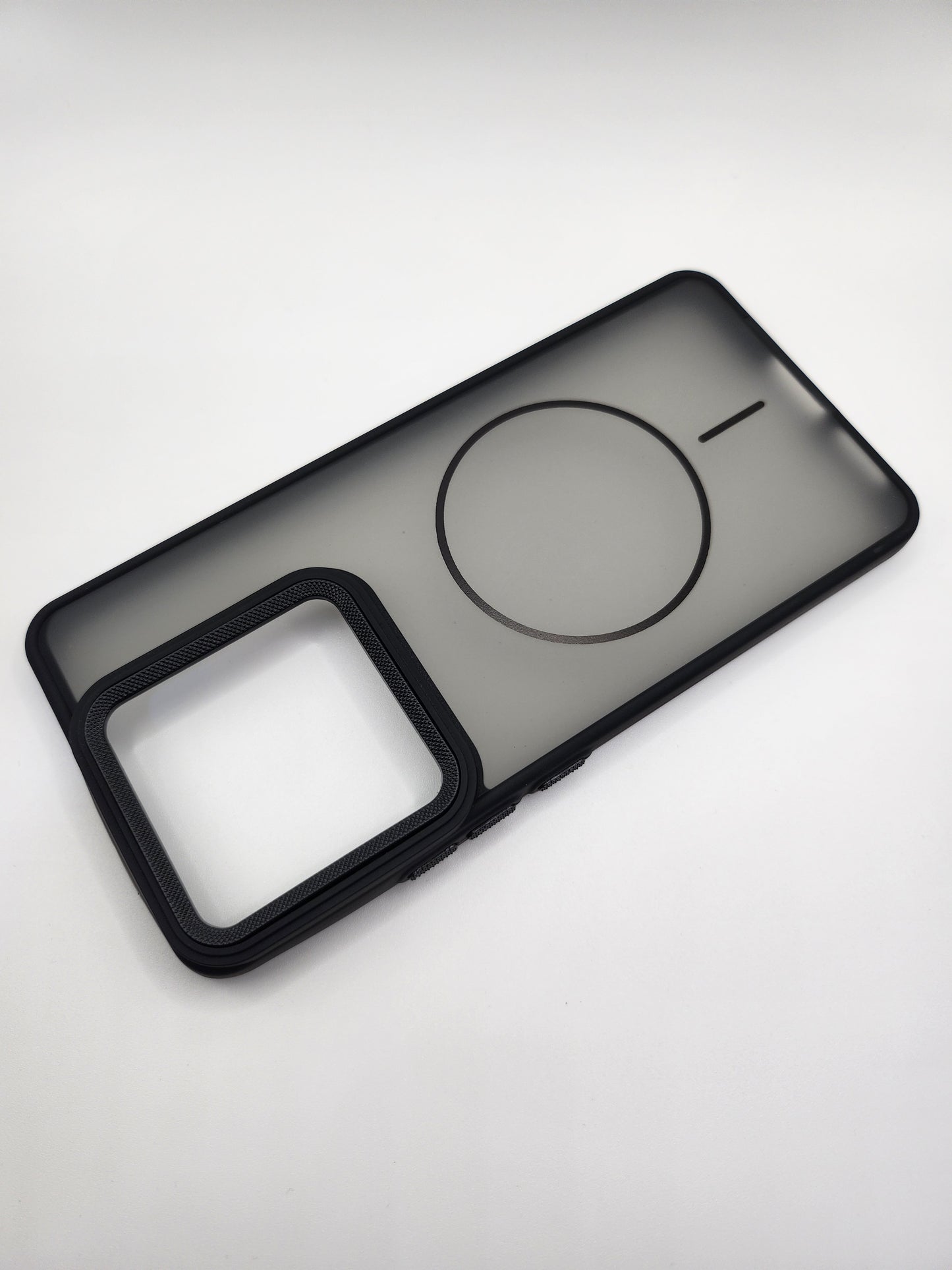 Coque Matte Transparente avec Anneau Magnétique – Protection Élégante et Moderne (REDMI NOTE 14)