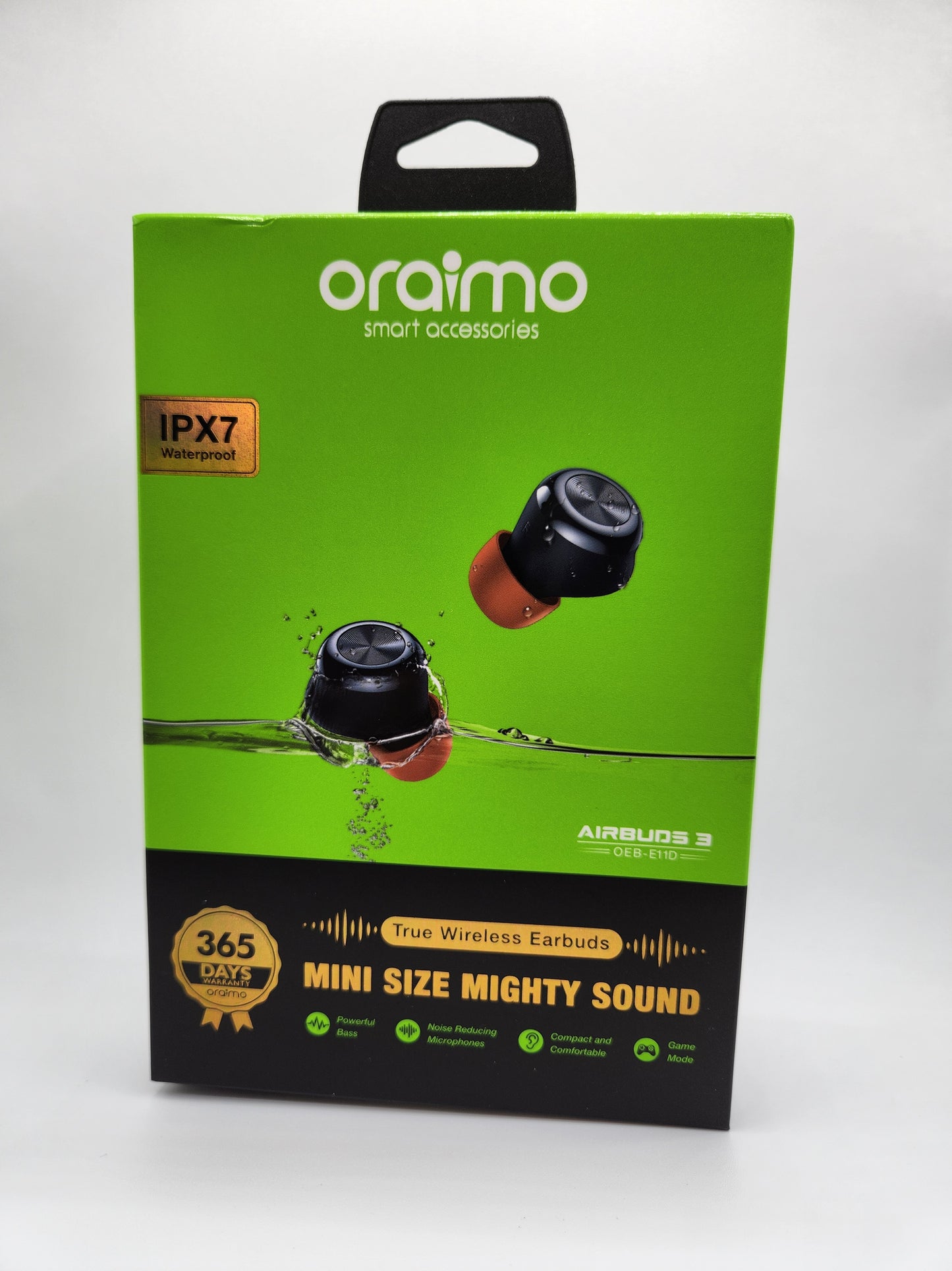 🎧Écouteurs Sans Fil Oraimo AirBuds 3 – Compacts, Étanches et Puissants