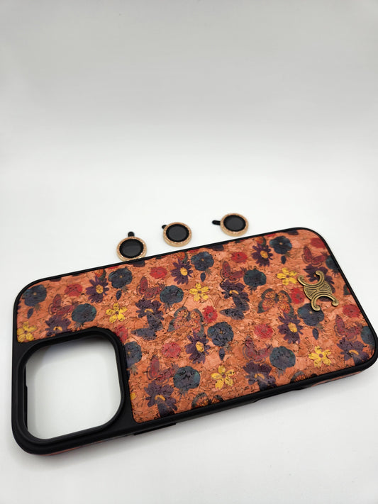 Coque Luxe Fleurie & Papillons – Compatible iPhone 16 pro max 14 pro max
