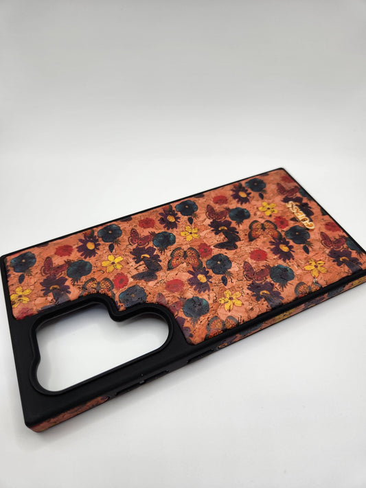 Coque Luxe Fleurie & Papillons – Compatible Samsung S24 Ultra