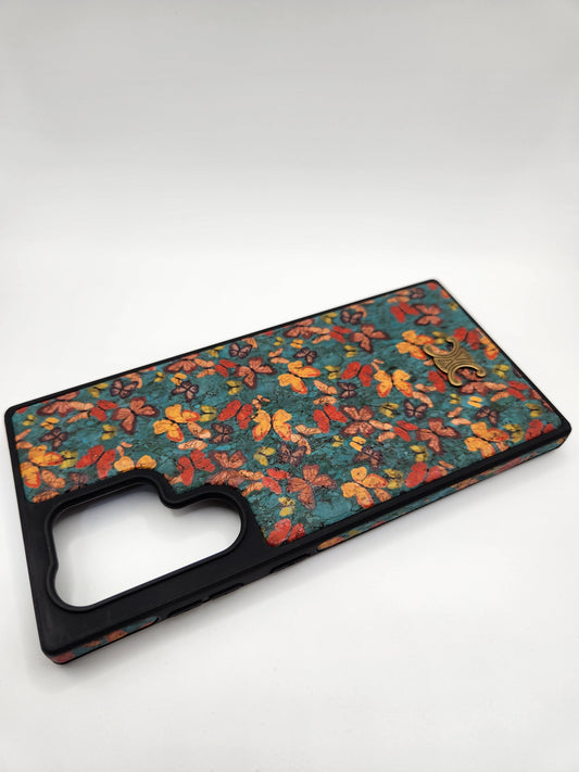 Coque Luxe Fleurie & Papillons – Compatible Samsung S22 Ultra
