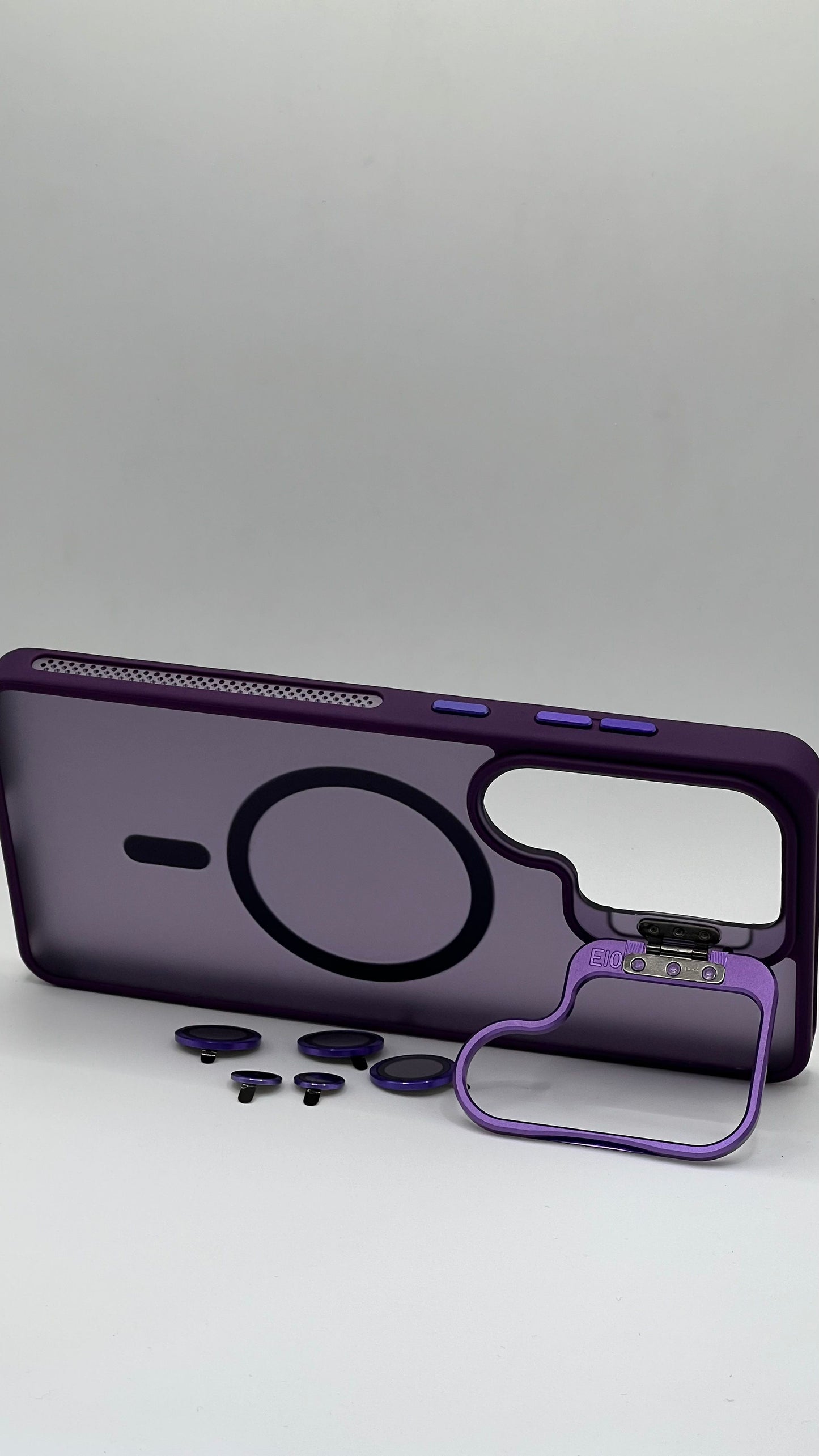 بوشيط مغناطيسي وحماية كاملة للكاميرا(SAMSUNG S25 ULTRA)