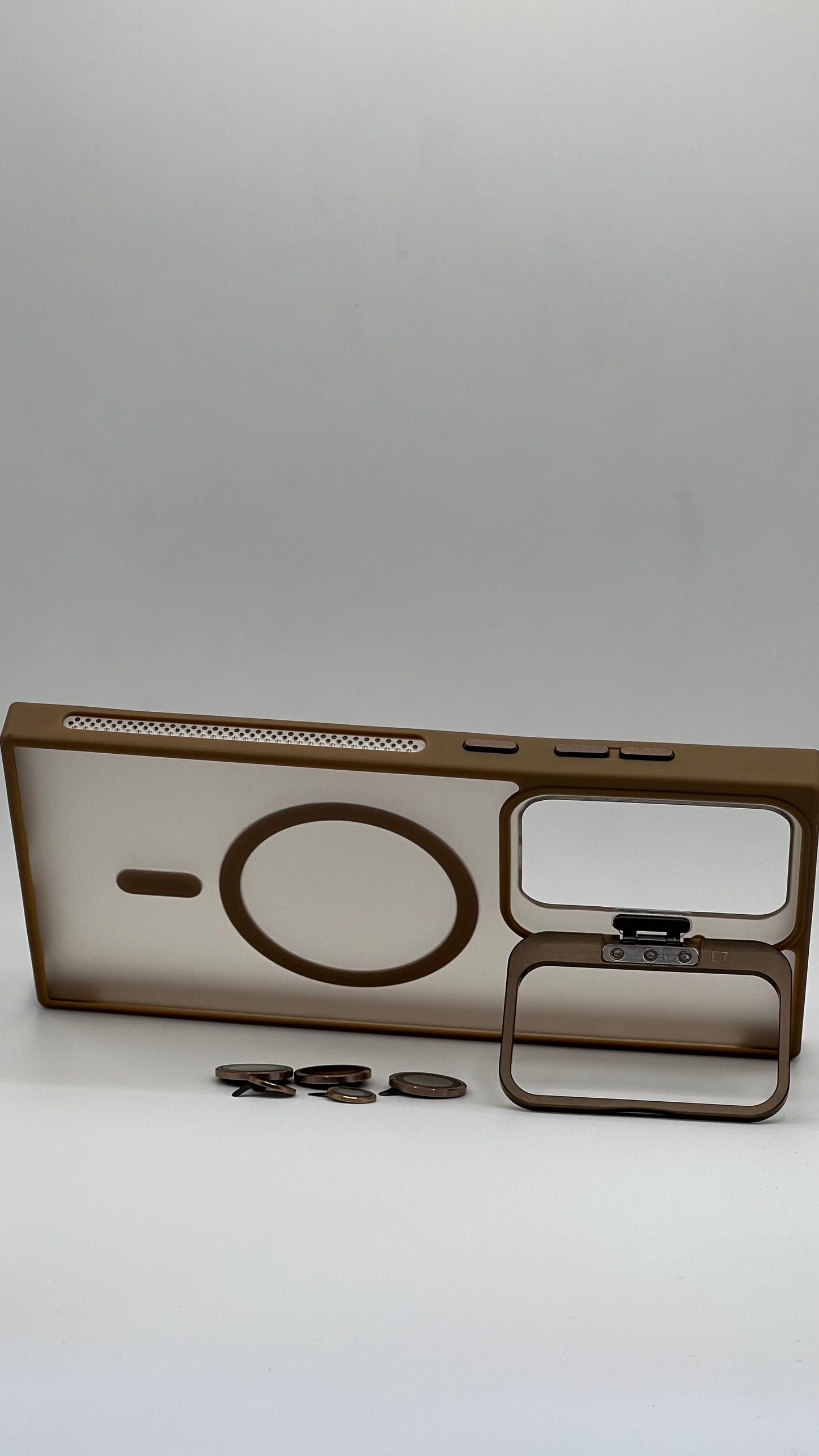 بوشيط مغناطيسي وحماية كاملة للكاميرا(SAMSUNG S23 ULTRA/SAMSUNG S22 ULTRA)