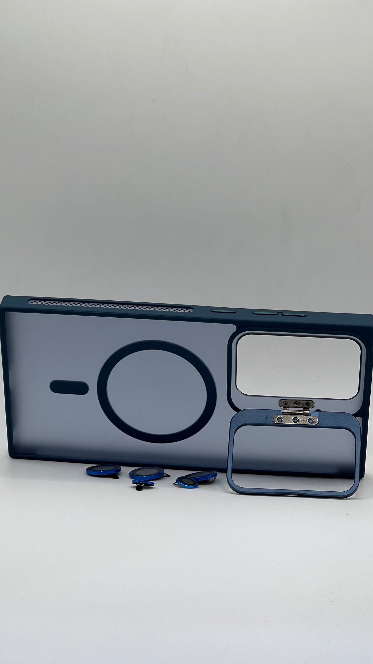 بوشيط مغناطيسي وحماية كاملة للكاميرا(SAMSUNG S23 ULTRA/SAMSUNG S22 ULTRA)