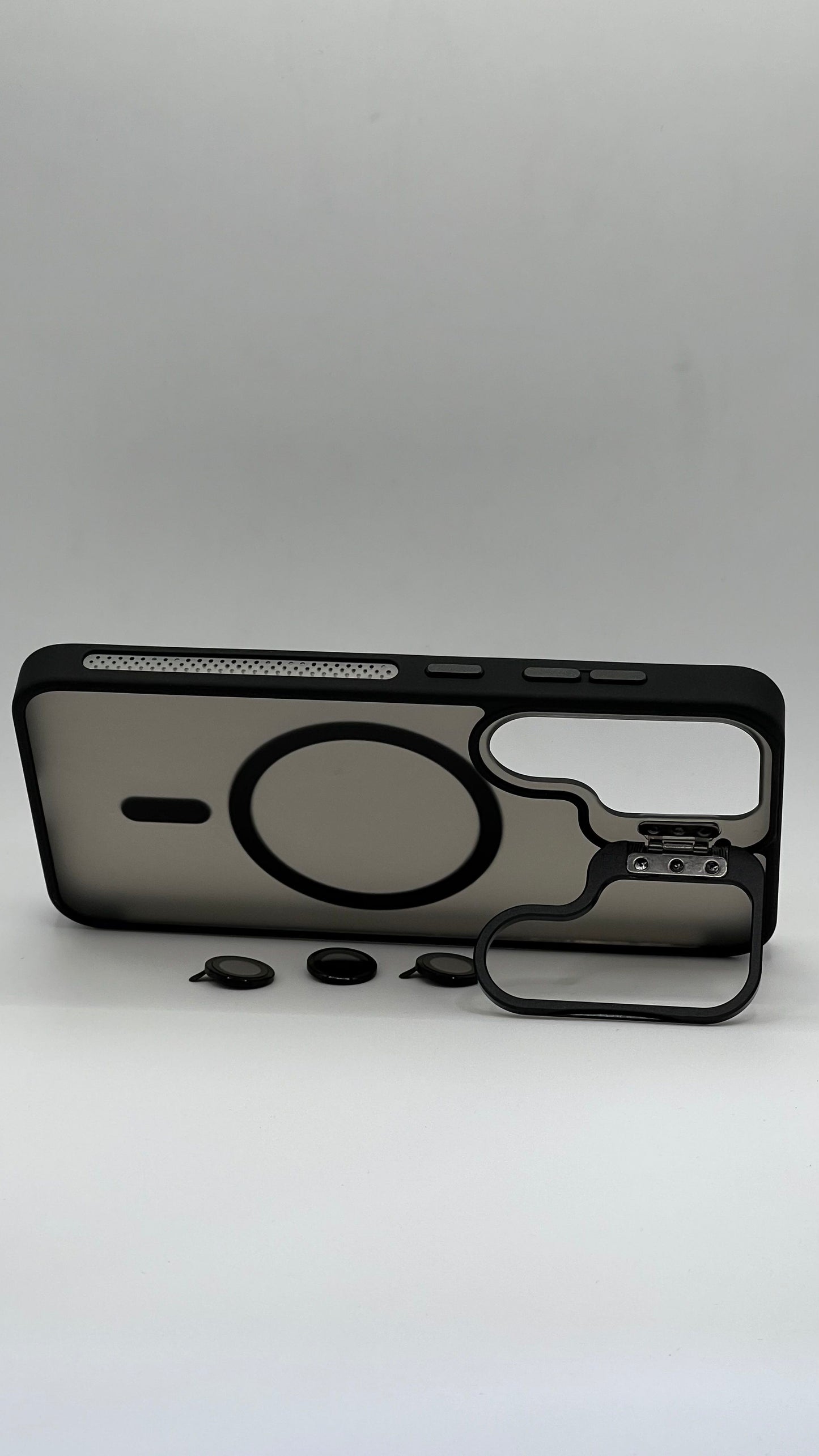 بوشيط مغناطيسي وحماية كاملة للكاميرا(SAMSUNG S24 NORMAL)