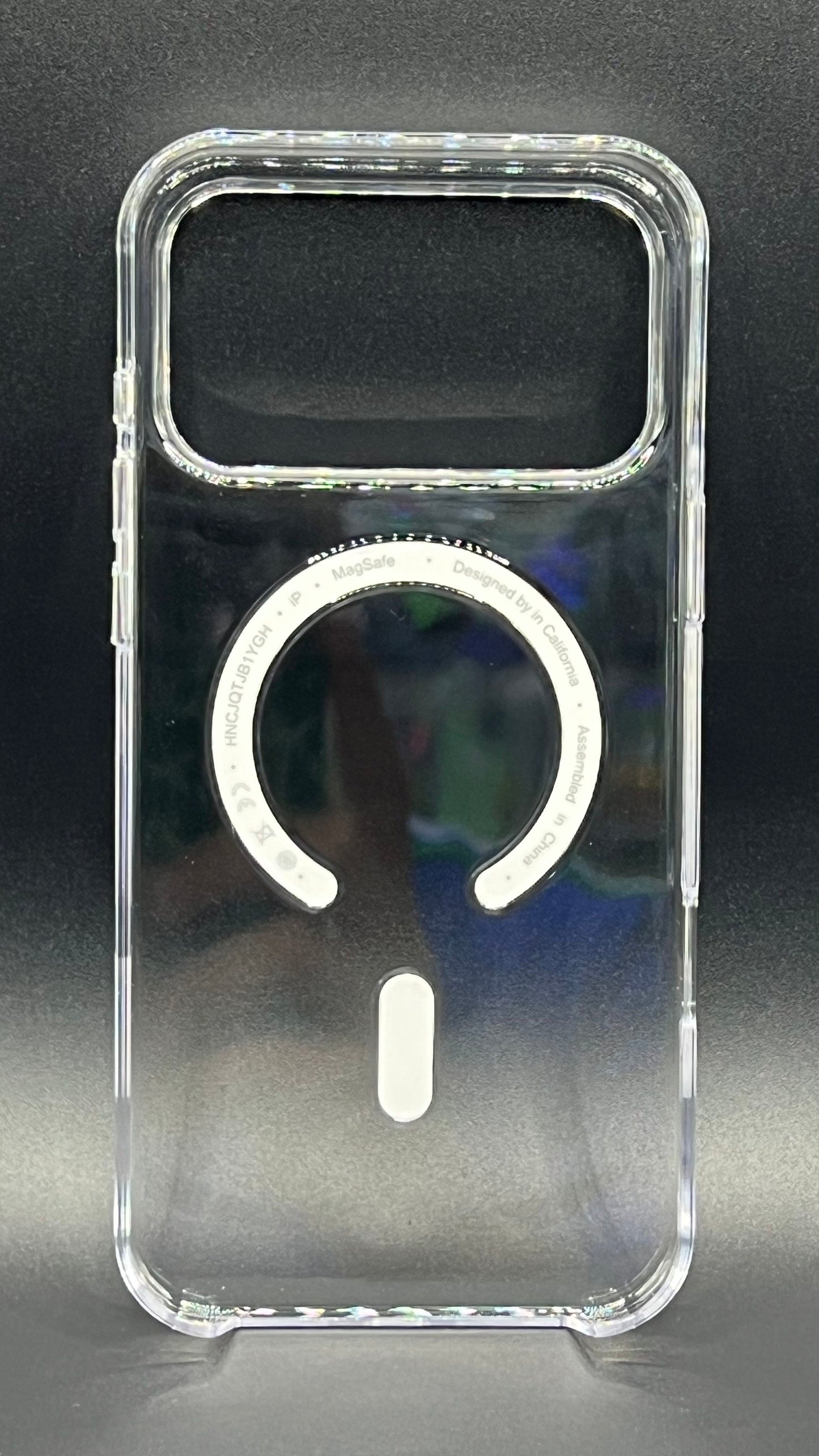 بوشيط شفاف فاخر مقاوم للاصفرار (IPHONE 17 PRO MAX)