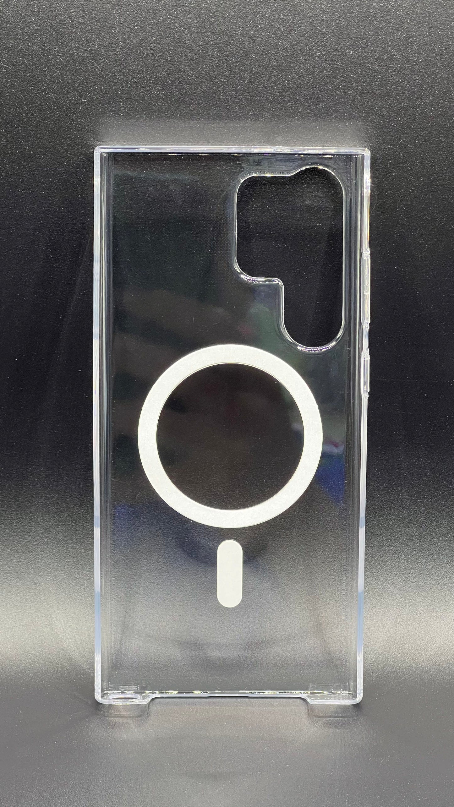 بوشيط شفاف فاخر مقاوم للاصفرار مع حماية كاملة للكاميرا(SAMSUNG S23 ULTRA)