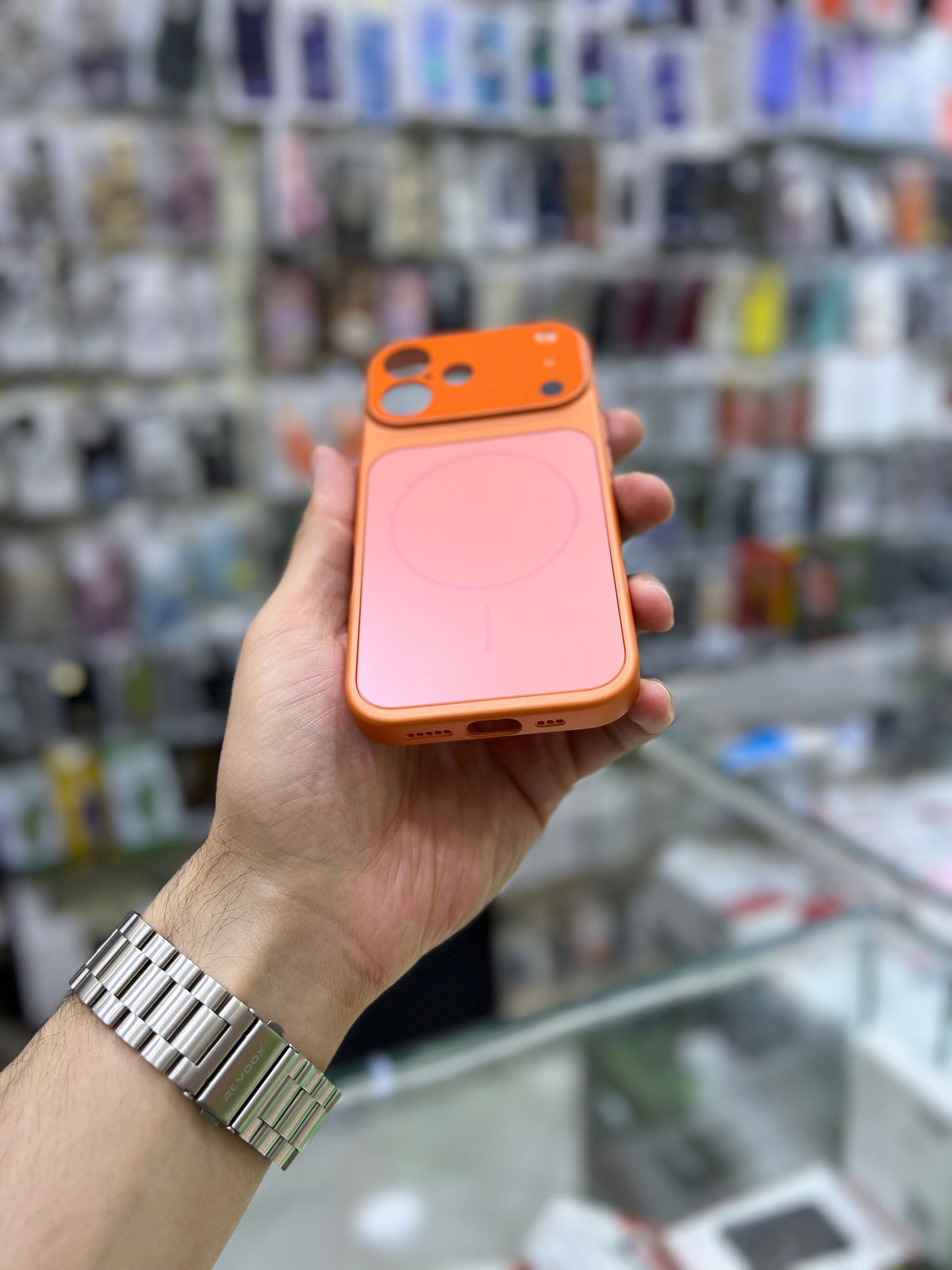 بوشيط بتصميم عصري وحماية متكاملة(IPHONE 17 NORMAL)