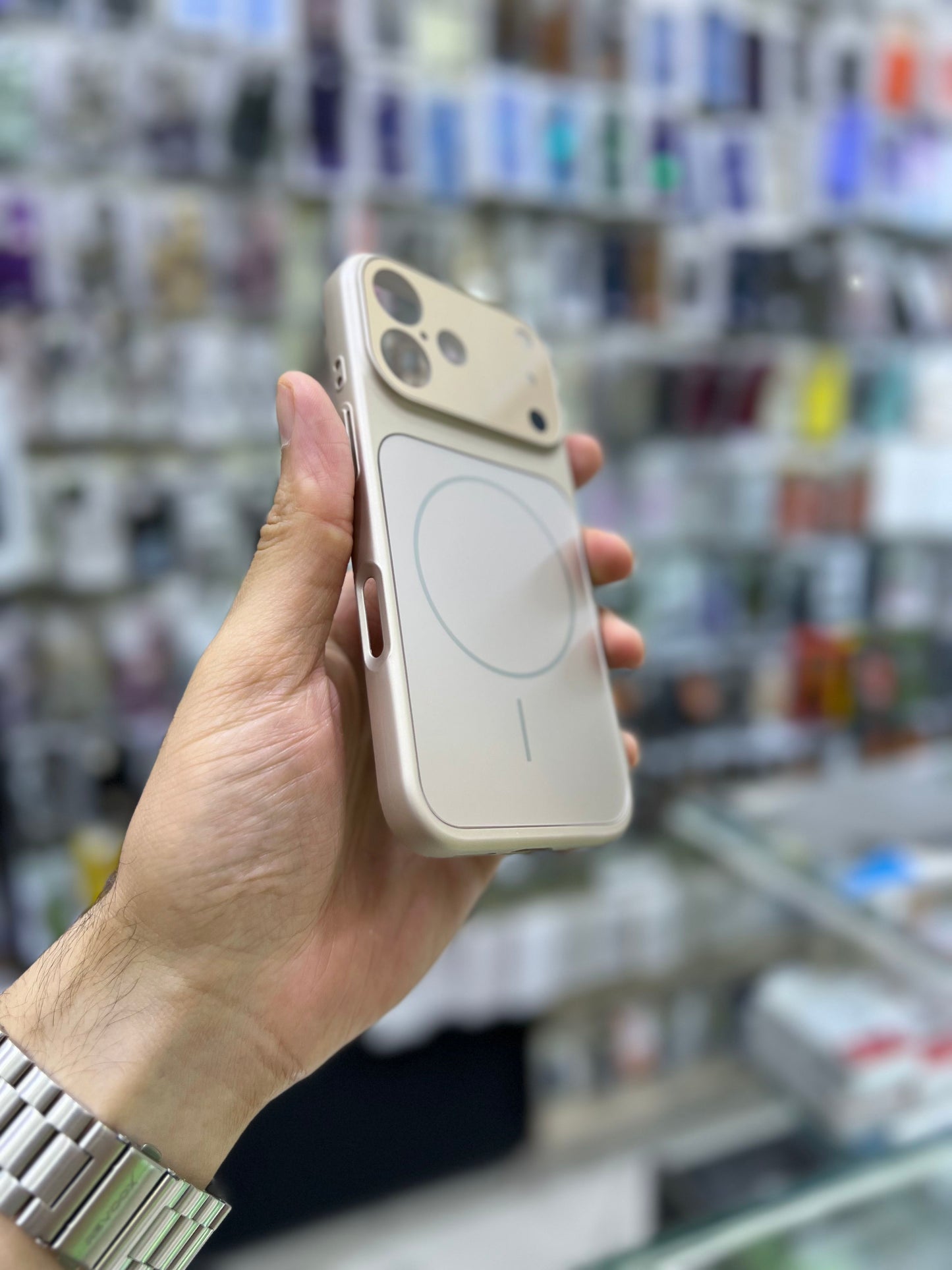 بوشيط بتصميم عصري وحماية متكاملة(IPHONE 17 NORMAL)