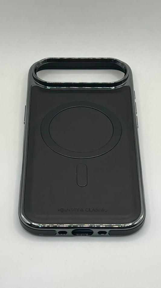 بوشيط جلد طبيعي فاخر للآيفون تصميم أنيق وحماية متكاملة(IPHONE 17 AIR)