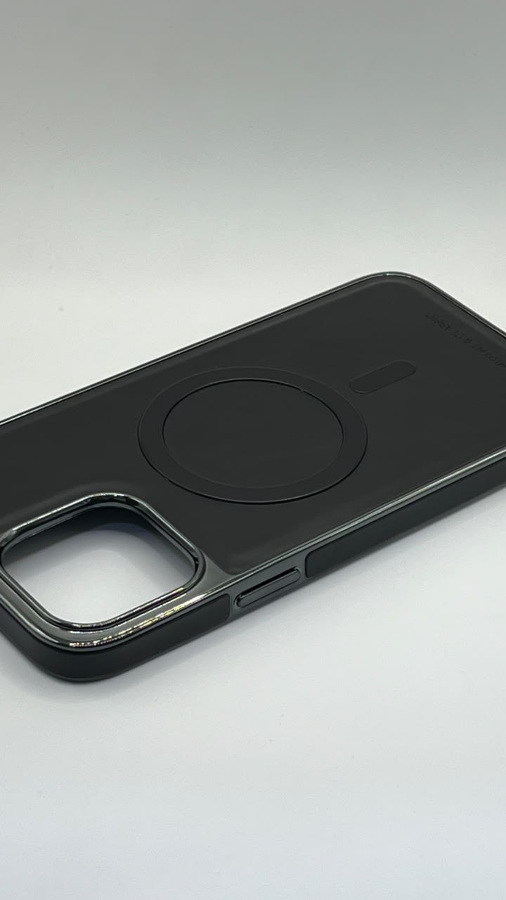 بوشيط جلد طبيعي فاخر للآيفون تصميم أنيق وحماية متكاملة(IPHONE 13 PRO MAX)