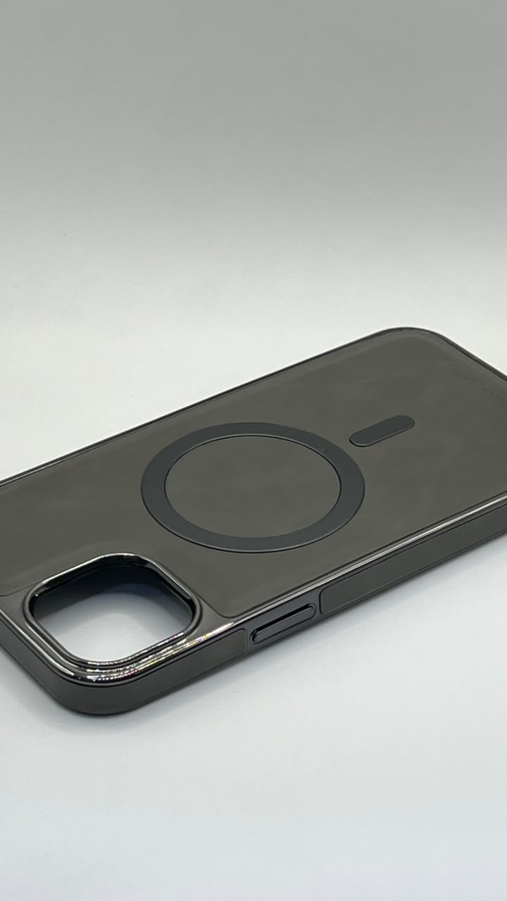 بوشيط جلد طبيعي فاخر للآيفون تصميم أنيق وحماية متكاملة(IPHONE 15 PLUS)