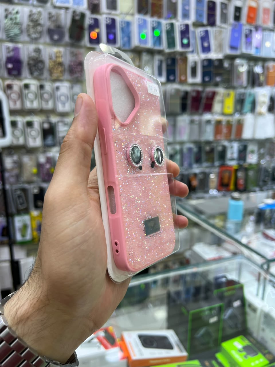 ✨ بوشيط آيفون فاخر لامع مع حماية عدسات الكاميرا تصميم أنيق ومميز ✨(IPHONE 16 NORMAL)