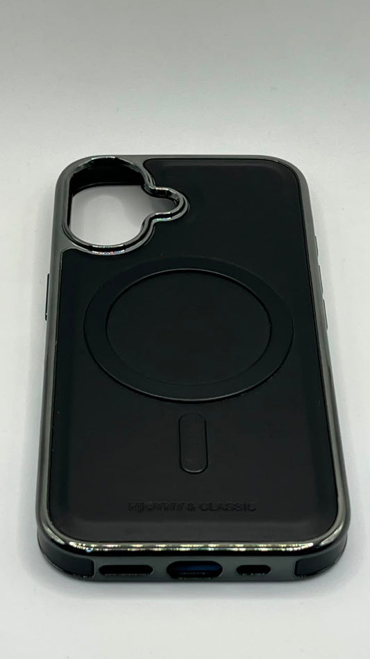 بوشيط جلد طبيعي فاخر للآيفون تصميم أنيق وحماية متكاملة(IPHONE 16 NORMAL)