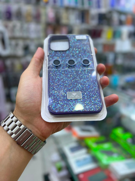 ✨ بوشيط آيفون فاخر لامع مع حماية عدسات الكاميرا تصميم أنيق ومميز ✨(IPHONE 12 PRO MAX)