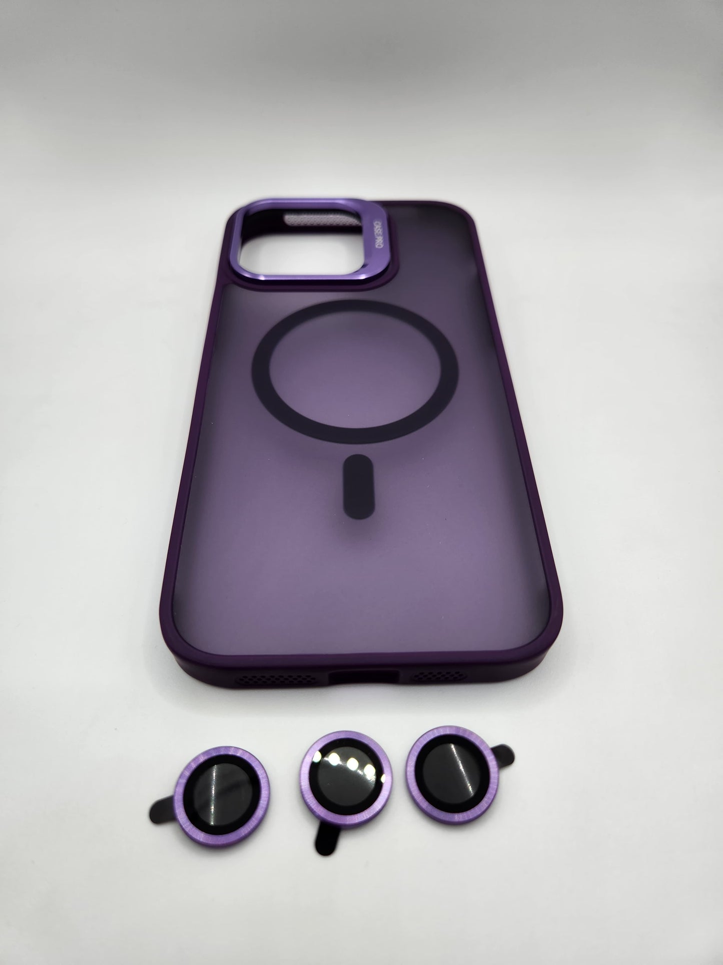 Coque Matte avec Protection Lentille et Compatibilité MagSafe Compatible iphone 15 pro max iphone 14 pro max iphone 14 pro iphone 13 pro