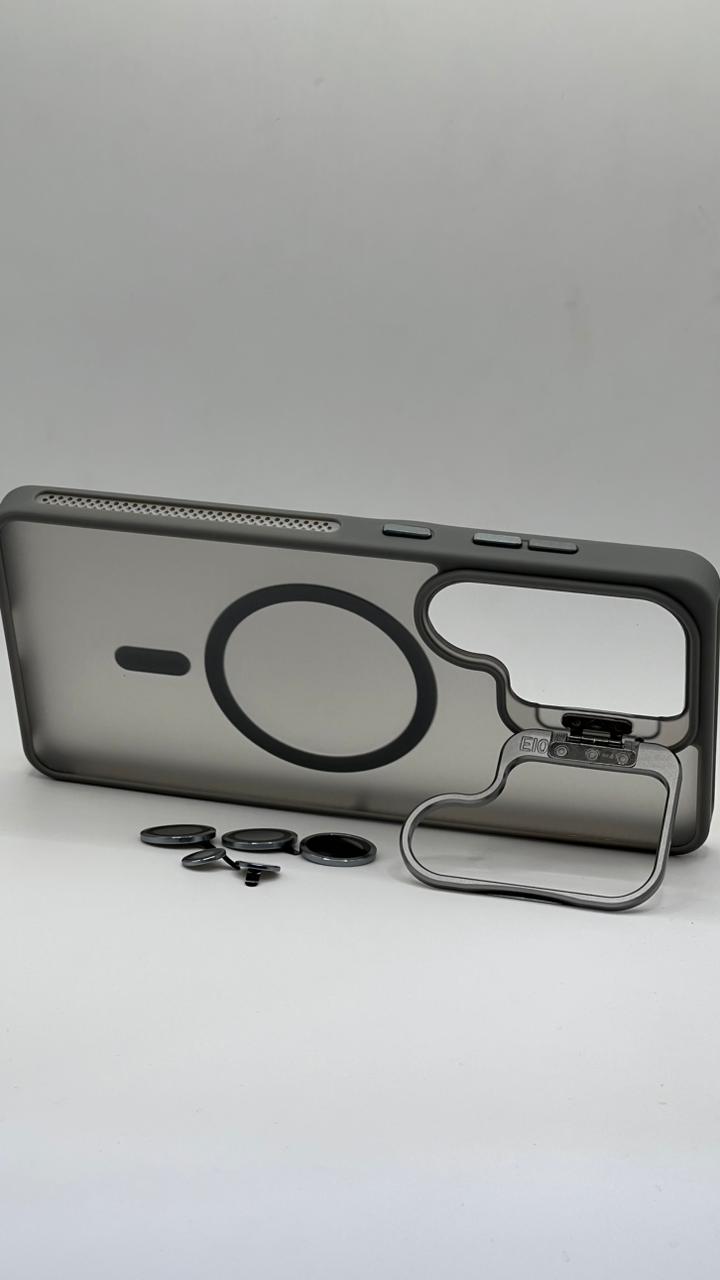بوشيط مغناطيسي وحماية كاملة للكاميرا(SAMSUNG S25 ULTRA)