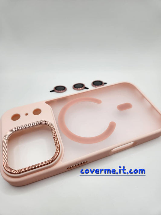 Coque Matte avec Protection Lentille et Compatibilité MagSafe Compatible iphone 17 Pro