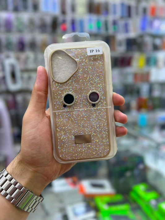 ✨ بوشيط آيفون فاخر لامع مع حماية عدسات الكاميرا تصميم أنيق ومميز ✨(IPHONE 16 NORMAL)