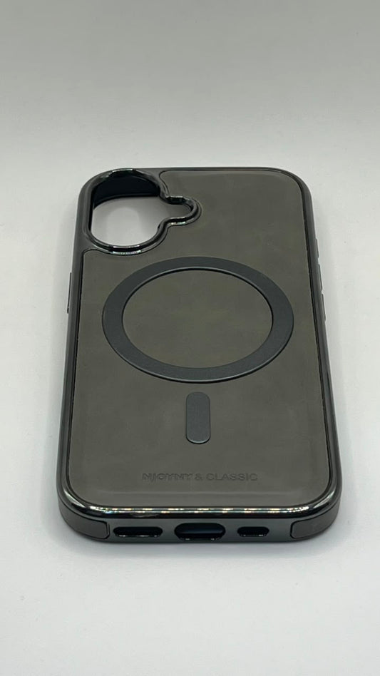بوشيط جلد طبيعي فاخر للآيفون  تصميم أنيق وحماية متكاملة(IPHONE 17 NORMAL)