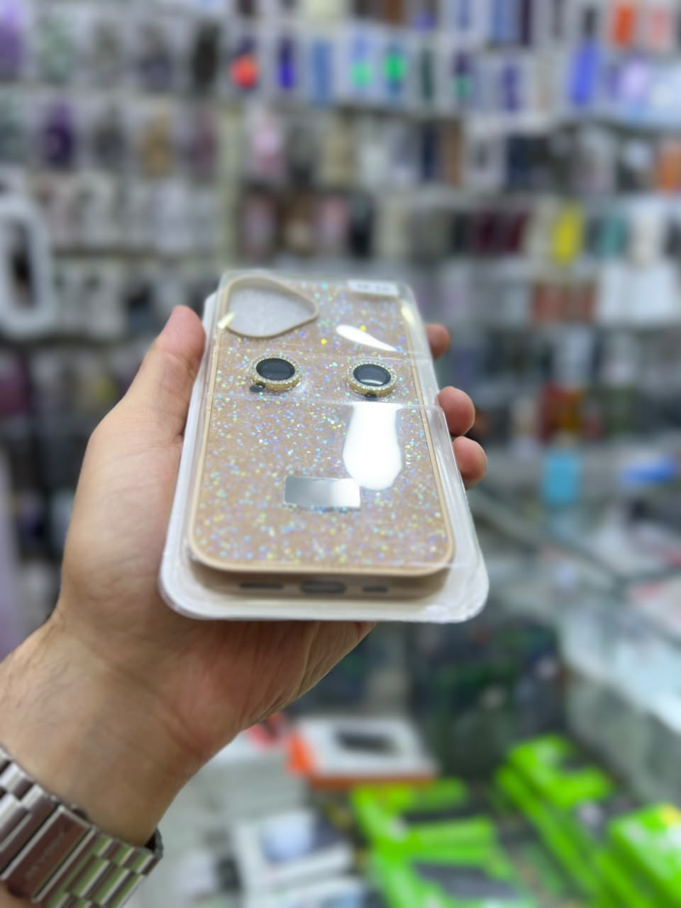 ✨ بوشيط آيفون فاخر لامع مع حماية عدسات الكاميرا تصميم أنيق ومميز ✨(IPHONE 16 NORMAL)