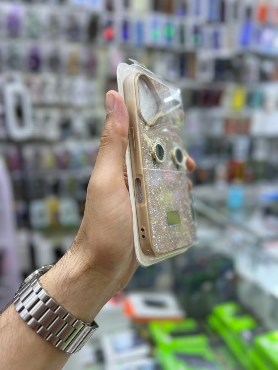 ✨ بوشيط آيفون فاخر لامع مع حماية عدسات الكاميرا تصميم أنيق ومميز ✨(IPHONE 16 NORMAL)