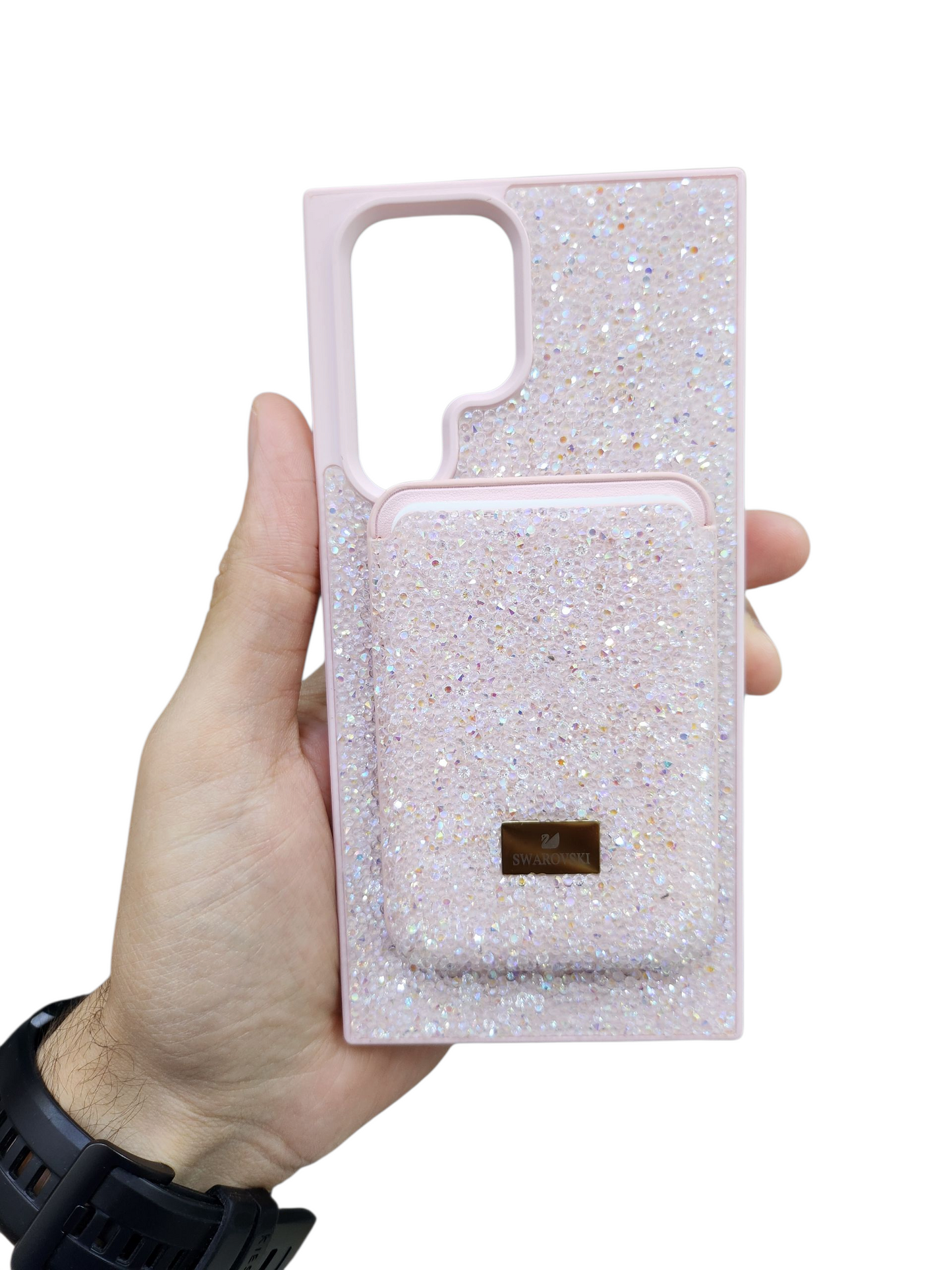Coque Luxe Pailletée – Swarovski Pink