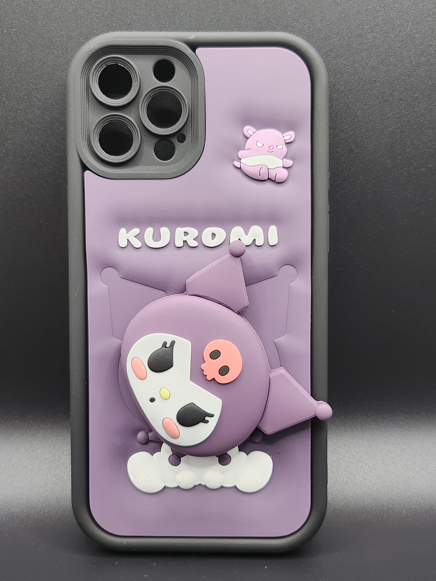 Coque Silicone 3D Design Mignon – Série Personnages & Papillons Kuromi