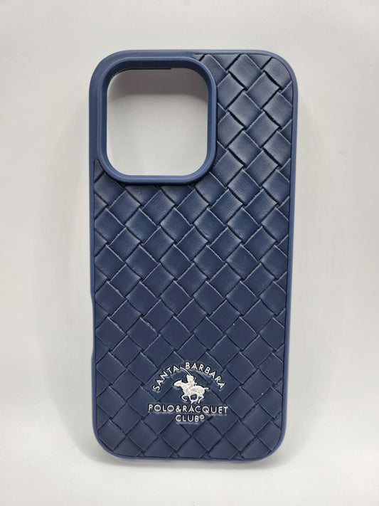 Coque tressée premium Santa Barbara – Style élégant & protection optimale Blue