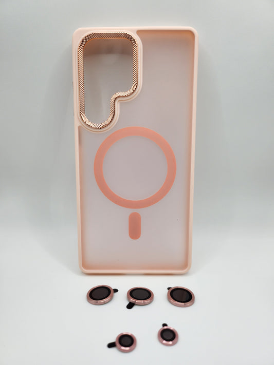 Coque Matte avec Protection Lentille et Compatibilité MagSafe