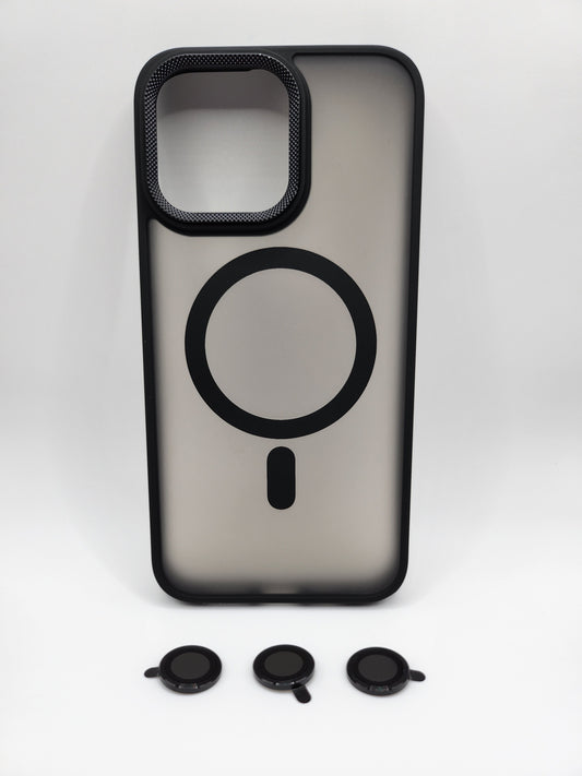 Coque Matte avec Protection Lentille et Compatibilité MagSafe