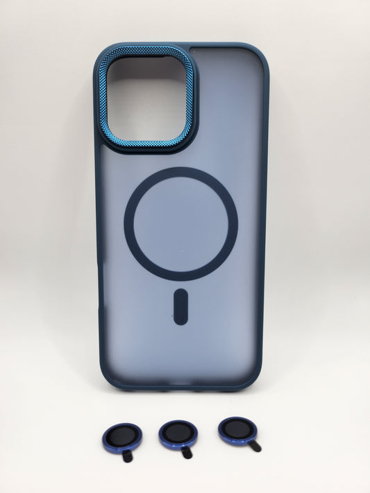 Coque Matte avec Protection Lentille et Compatibilité MagSafe