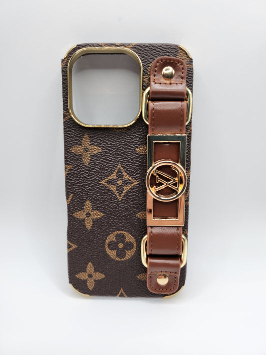 Coque Luxe avec Bracelet – Style Monogram Élégant (3 modèles)