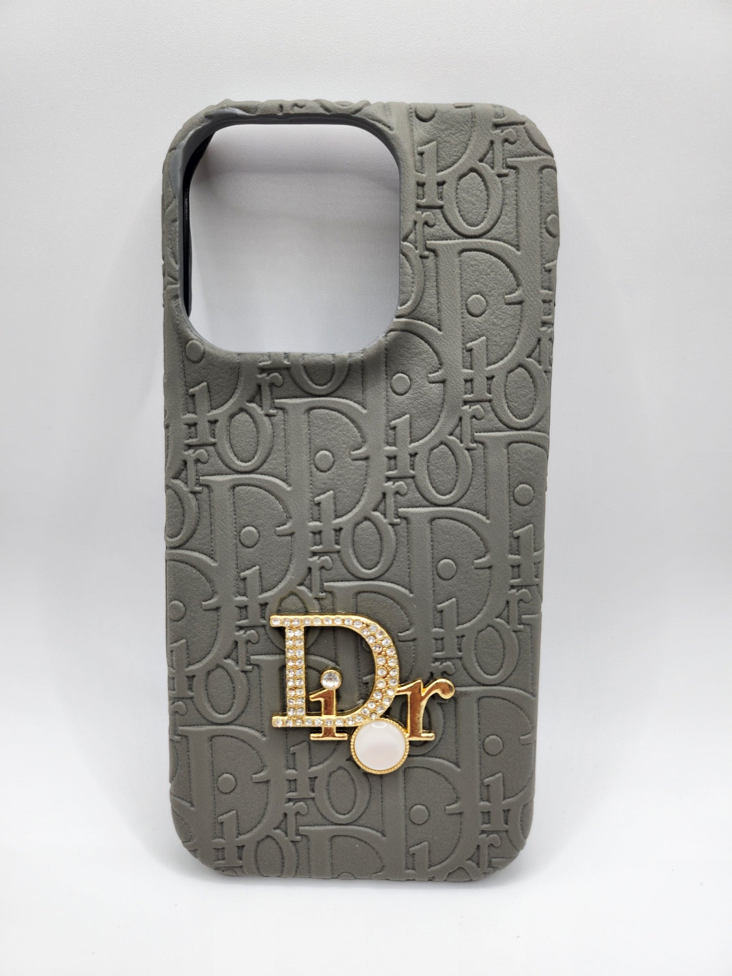 Coque de Luxe Dior pour iPhone – Motif Monogramme et Logo Orné