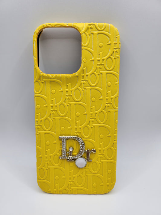 Coque de Luxe Dior pour iPhone – Motif Monogramme et Logo Orné