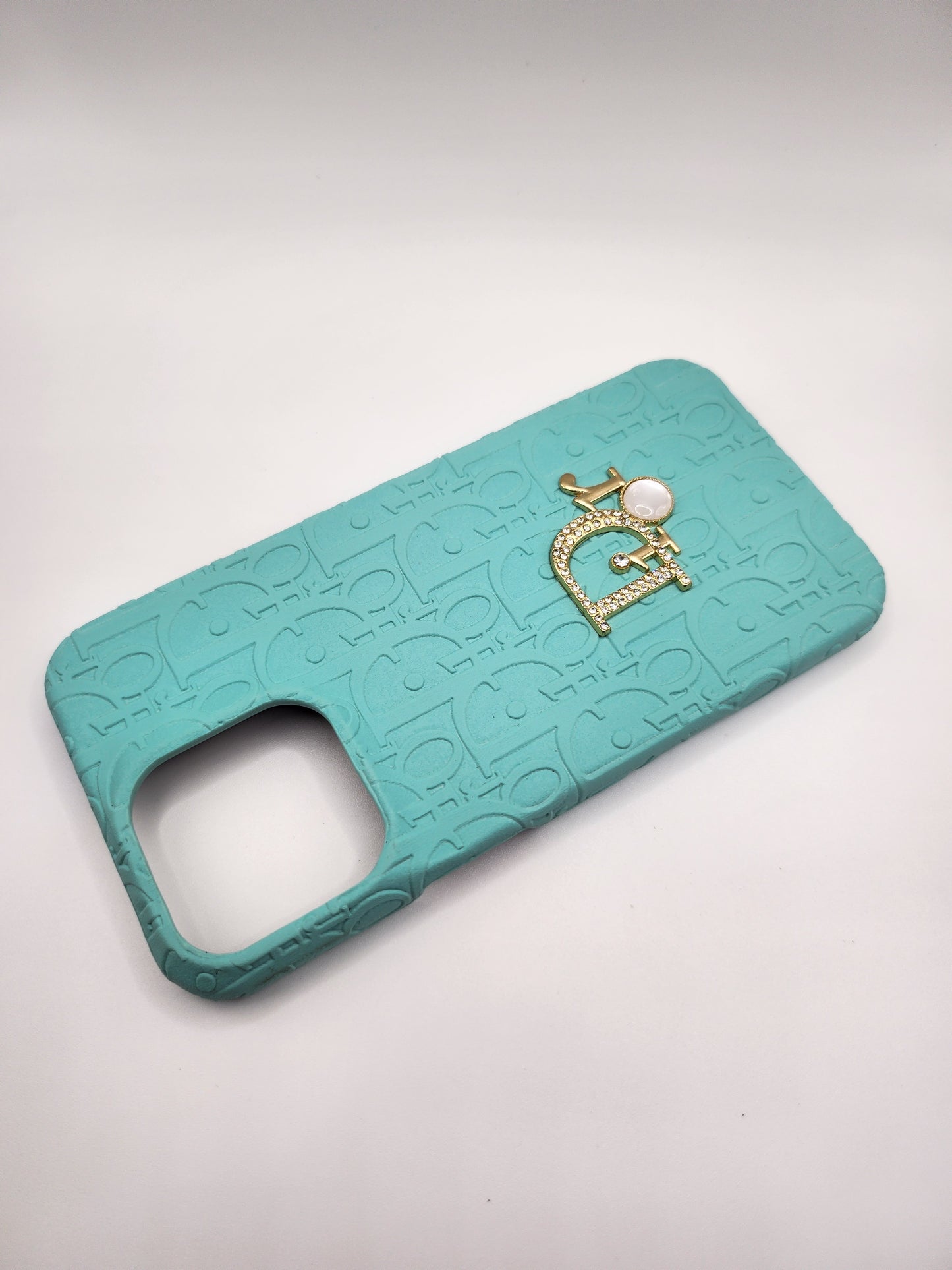 Coque de Luxe Dior pour iPhone – Motif Monogramme et Logo Orné