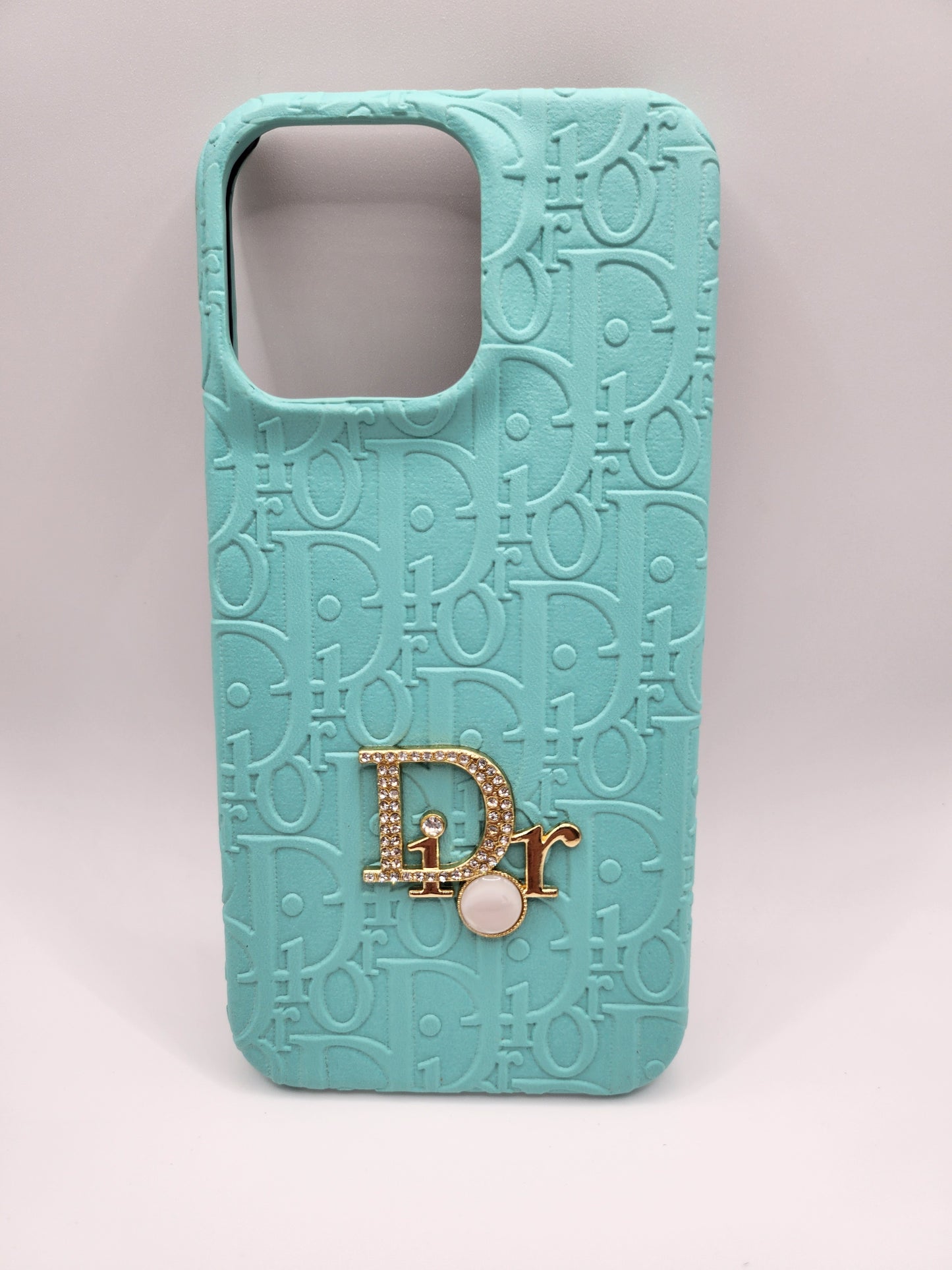 Coque de Luxe Dior pour iPhone – Motif Monogramme et Logo Orné