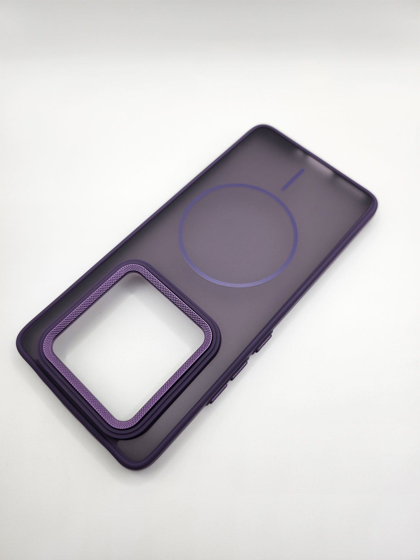 Coque Matte Transparente avec Anneau Magnétique – Protection Élégante et Moderne (REDMI NOTE 14 PRO)(REDMI NOTE 14 PRO PLUS)