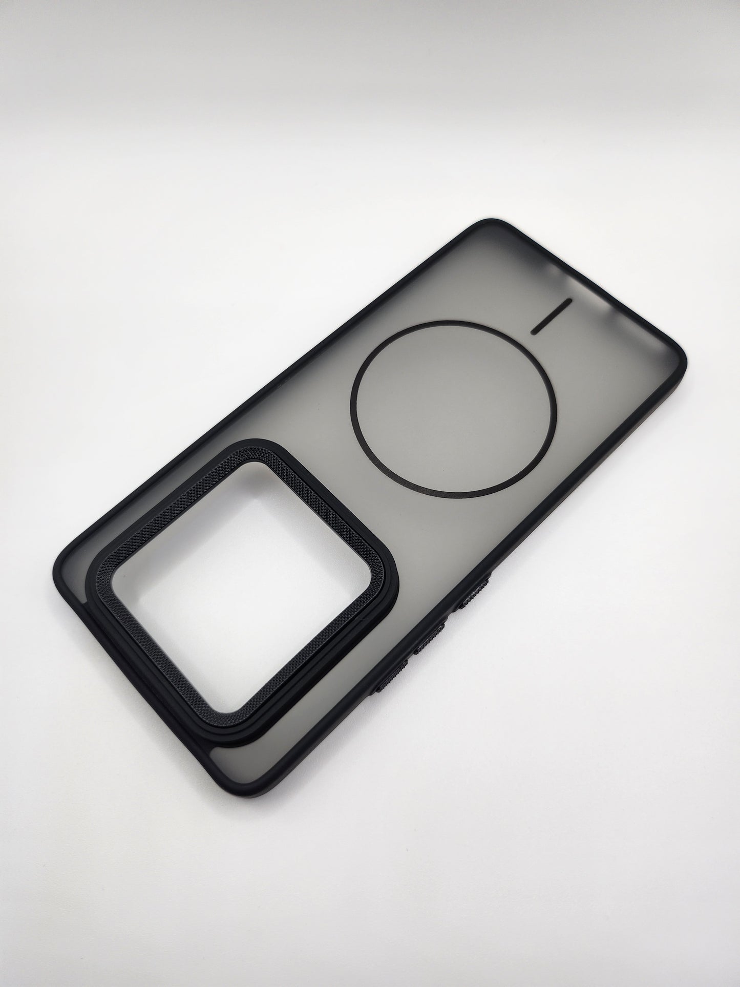 Coque Matte Transparente avec Anneau Magnétique – Protection Élégante et Moderne (REDMI NOTE 14 PRO)(REDMI NOTE 14 PRO PLUS)