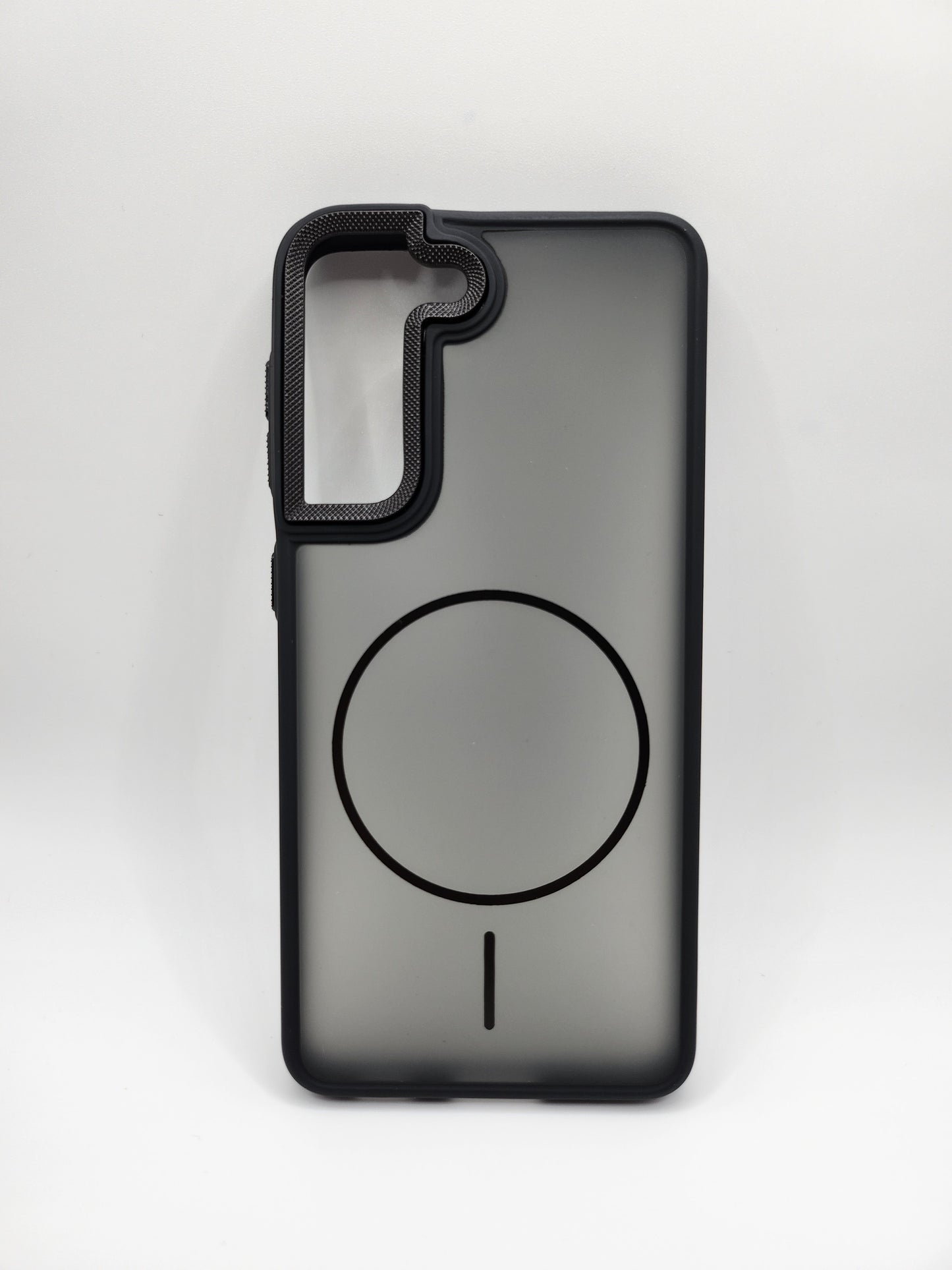 Coque Matte Transparente avec Anneau Magnétique – Protection Élégante et Moderne (SAMSUNG GALAXY S21)