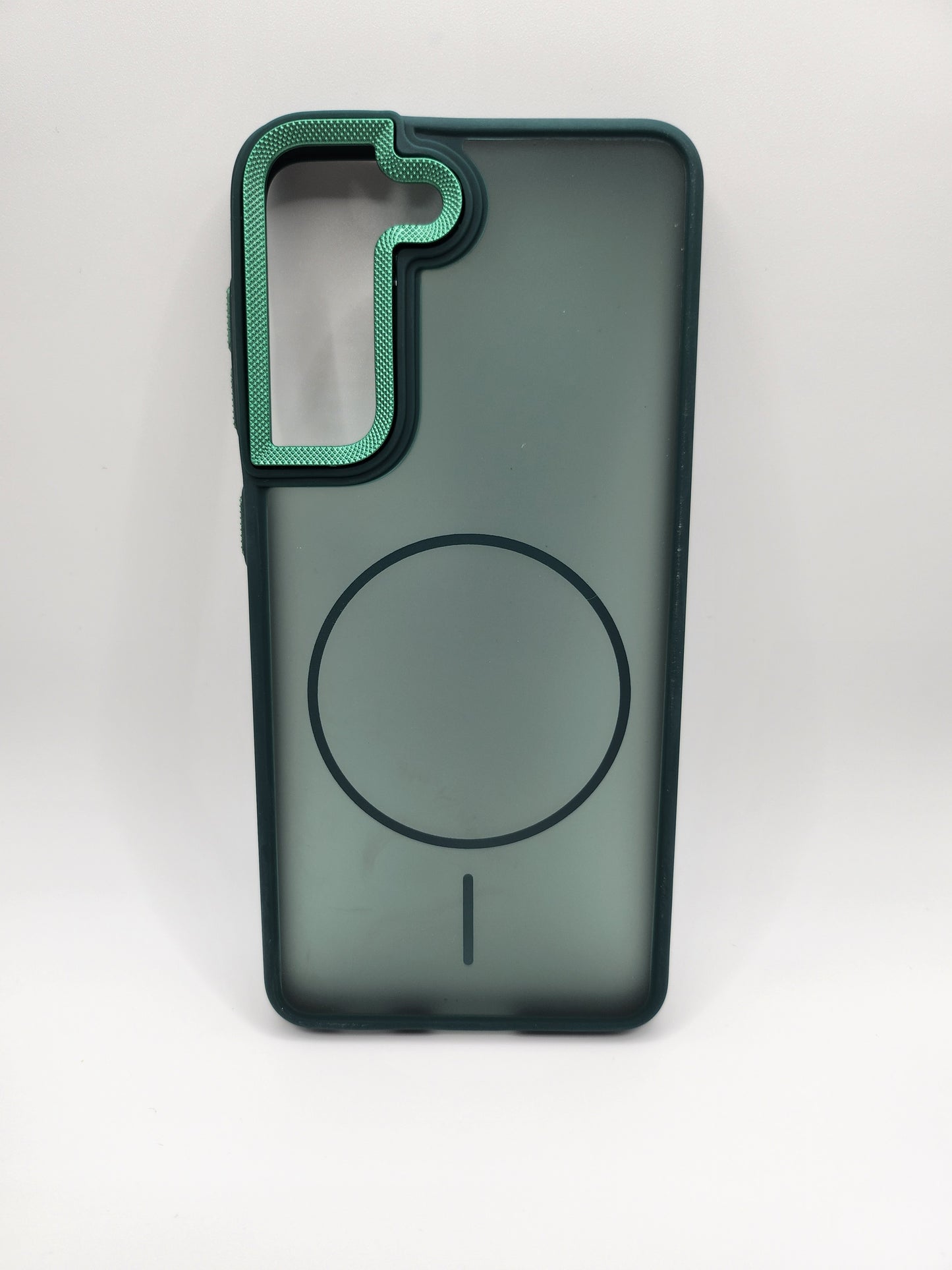 Coque Matte Transparente avec Anneau Magnétique – Protection Élégante et Moderne (SAMSUNG GALAXY S21)