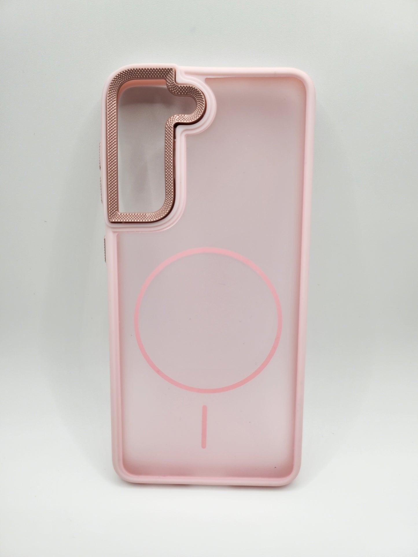 Coque Matte Transparente avec Anneau Magnétique – Protection Élégante et Moderne (SAMSUNG GALAXY S21)