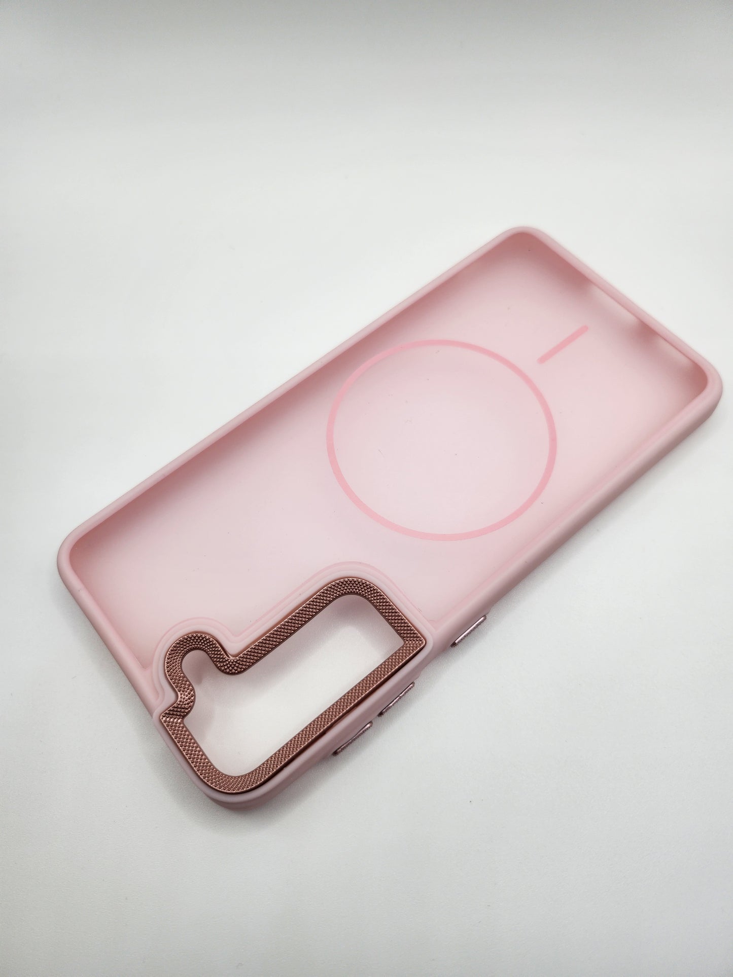 Coque Matte Transparente avec Anneau Magnétique – Protection Élégante et Moderne (SAMSUNG GALAXY S21)