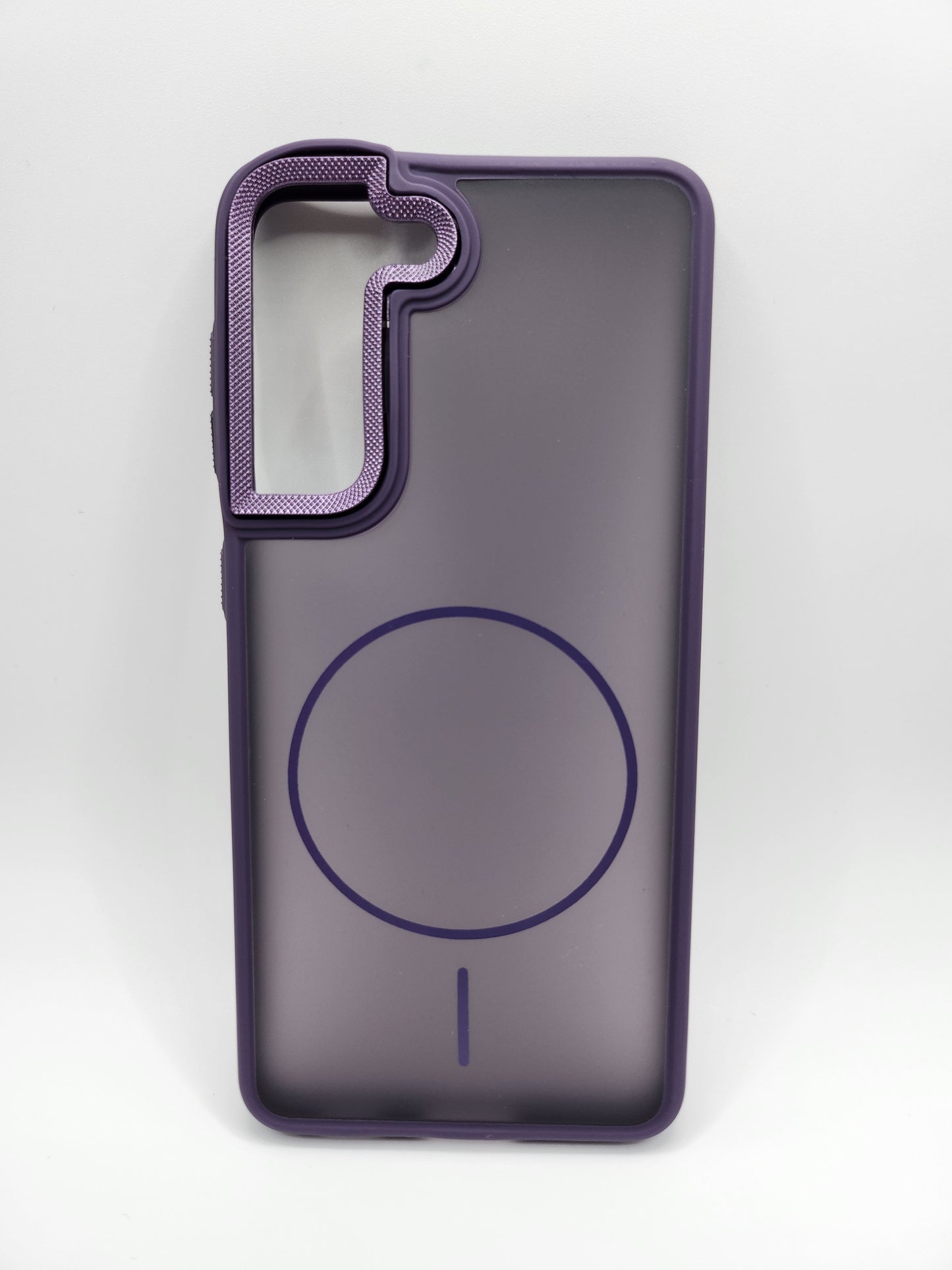 Coque Matte Transparente avec Anneau Magnétique – Protection Élégante et Moderne (SAMSUNG GALAXY S21)