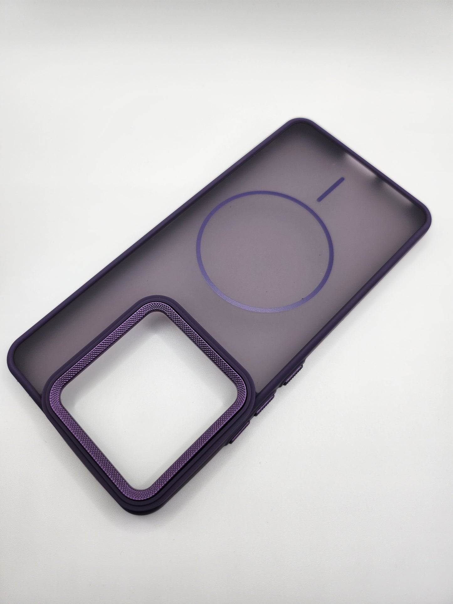 Coque Matte Transparente avec Anneau Magnétique – Protection Élégante et Moderne (REDMI NOTE 14)