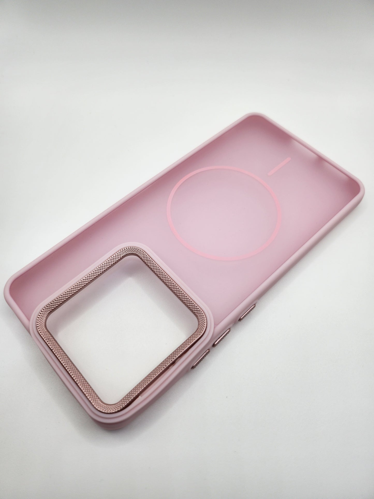 Coque Matte Transparente avec Anneau Magnétique – Protection Élégante et Moderne (REDMI NOTE 14)