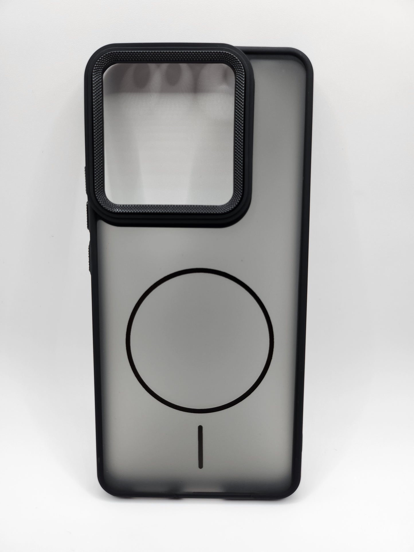 Coque Matte Transparente avec Anneau Magnétique – Protection Élégante et Moderne (REDMI NOTE 14)