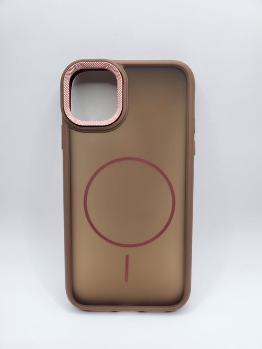 Coque Matte Transparente avec Anneau Magnétique – Protection Élégante et Moderne (IPHONE 11)