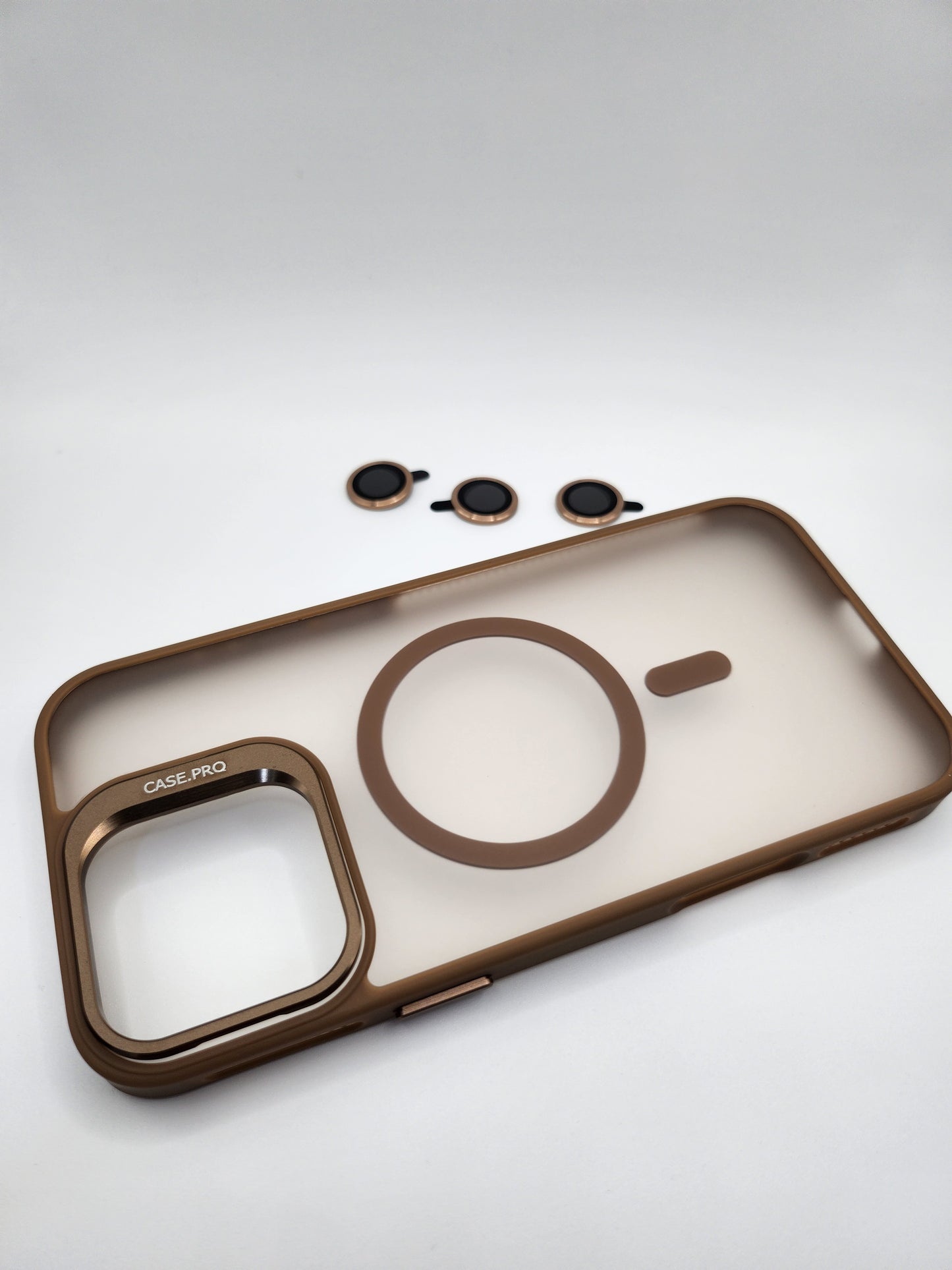 Coque Premium Mat & Transparente avec Protection de Caméra – iPhone & Samsung